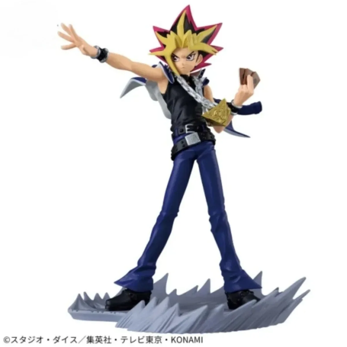 Anime Bandai originale originale BANPRESTO Yu-Gi-Oh! Kit modello di action figure Yugi Black Magician Girl & Darkness da 13 cm, regalo per bambini
