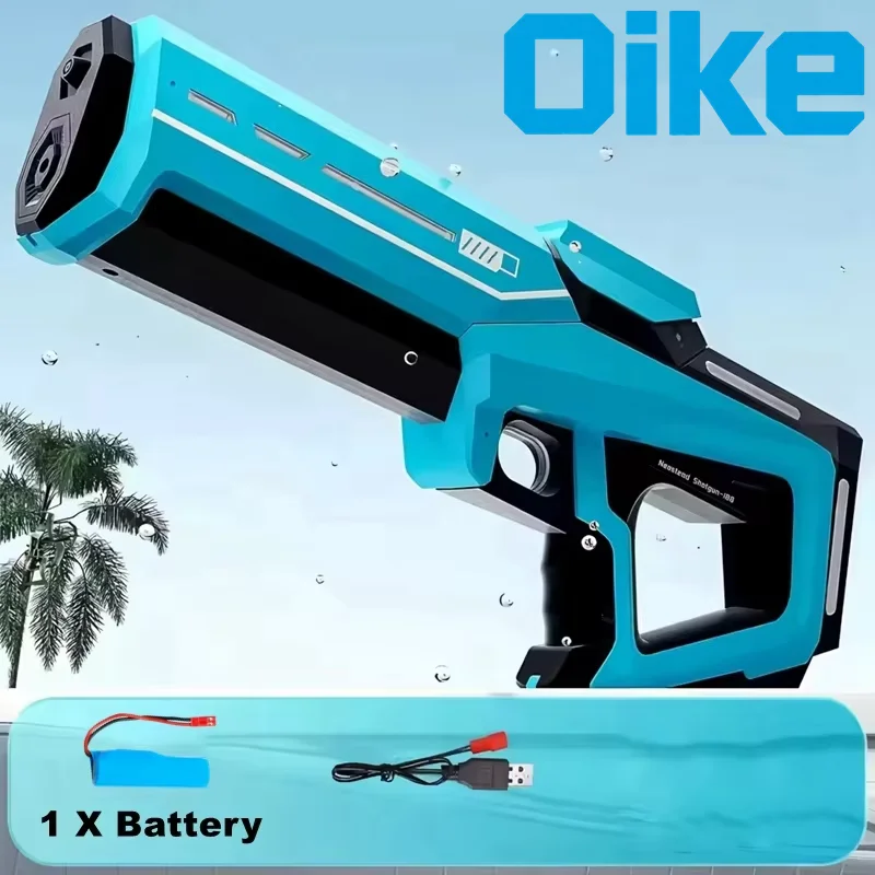Elektrisch waterpistool speelgoed voor kinderen, volwassenen, automatische zuigwaterblaster, zomer buiten speelgoed, strand, zwembad, tuin spel