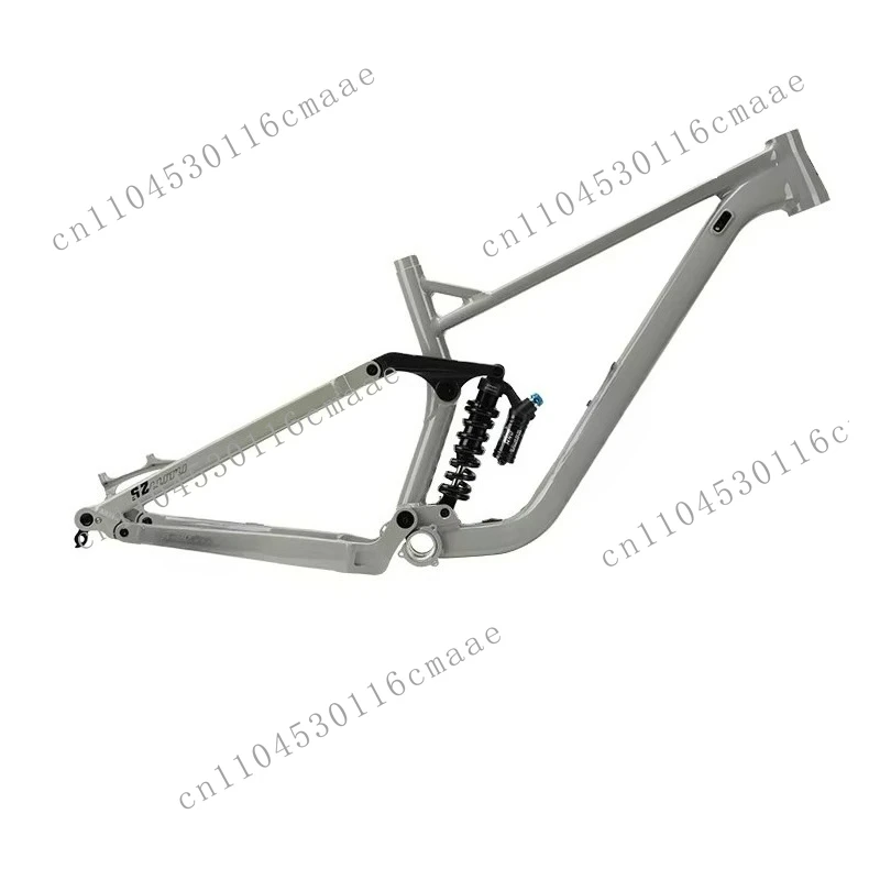 148 * 12MM 27.5/29 inch aluminum mountain bike straight axle downhill, soft tail shock frame for off-road and off-road riding