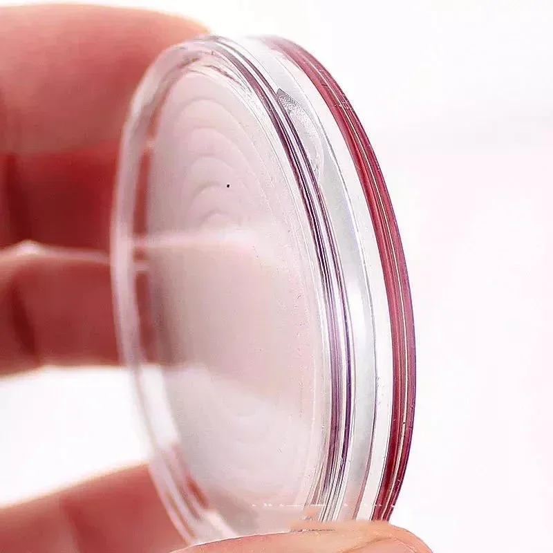 10Pcs/Box Coin Box Clear 20 ~ 40mm Round Boxed Holder Plastic Storage Capsules Display Cases Collectibles Gifts Make Up Box