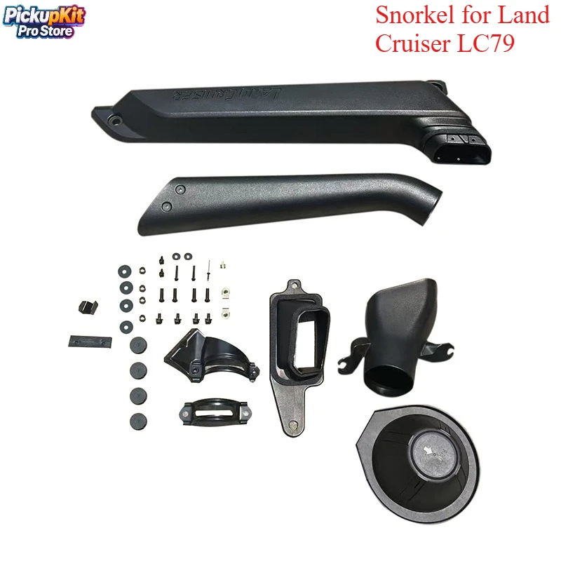 

Right Side Snorkel for Land Cruiser LC79 2.8L 4N15 Diesel LLDPE Air Ram Water/Dust Proof Kit