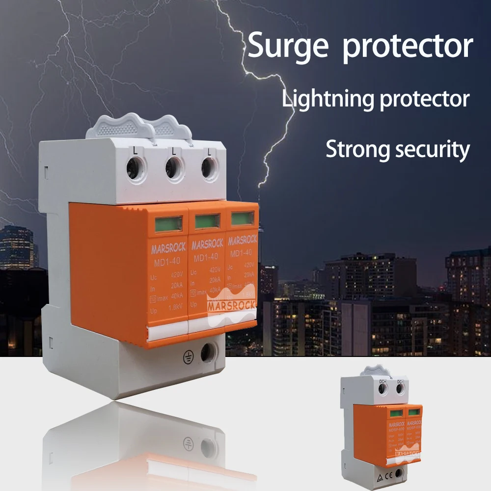 Versand aus der EU: DC-Combiner-Box, AC-Verteilerkasten für 12V 24V 48V Hybrid-Stromerzeugungssysteme, DC-AC-SPD-Überspannungsschutz – Detail 3