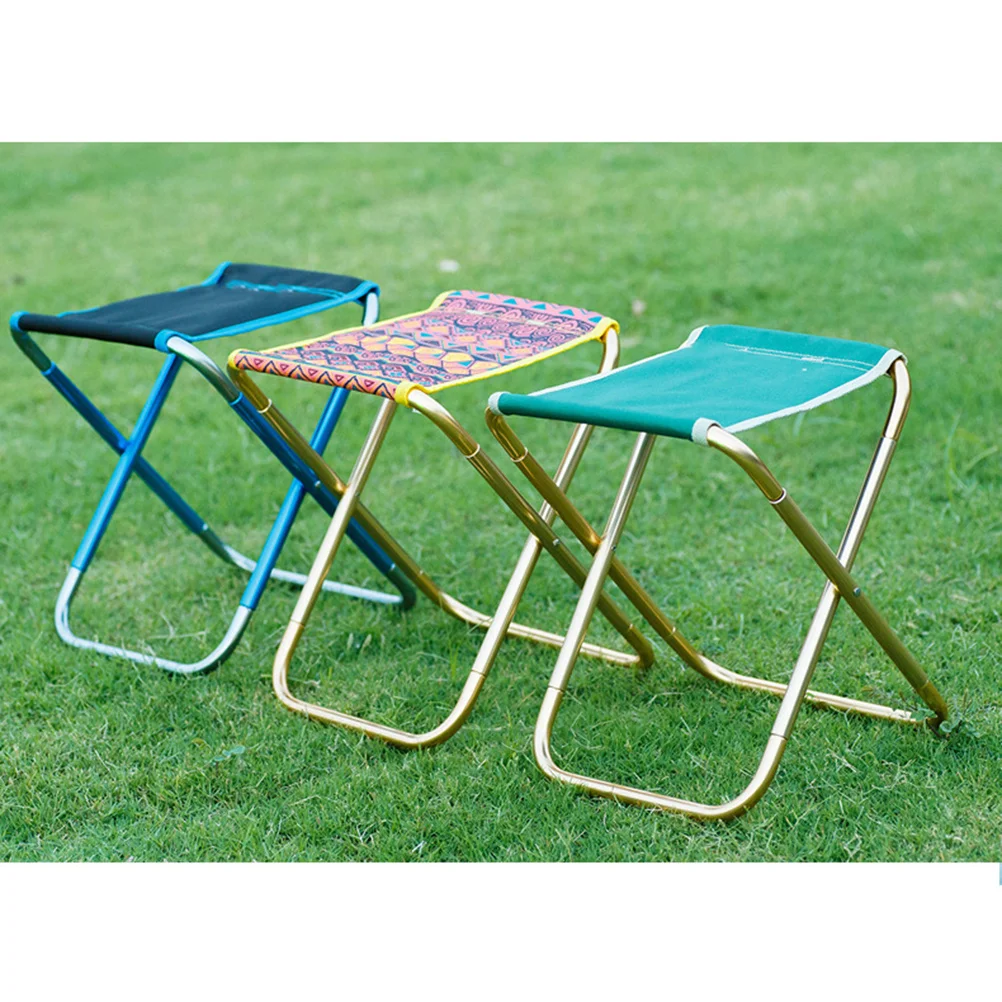 

Portable Outdoor Aluminum Alloy Folding Fishing Stool Lightweight Collapsible Camping Chair for Hiking Traveling Beach