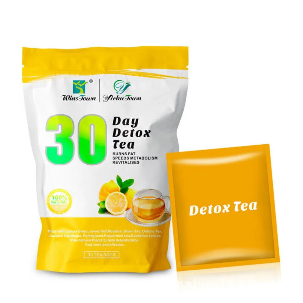 Peach Slim Tea with Lemon Grass - 90g Weight Loss Detox Tea for 28 Day Cleanse & Natural Fat Burn Support