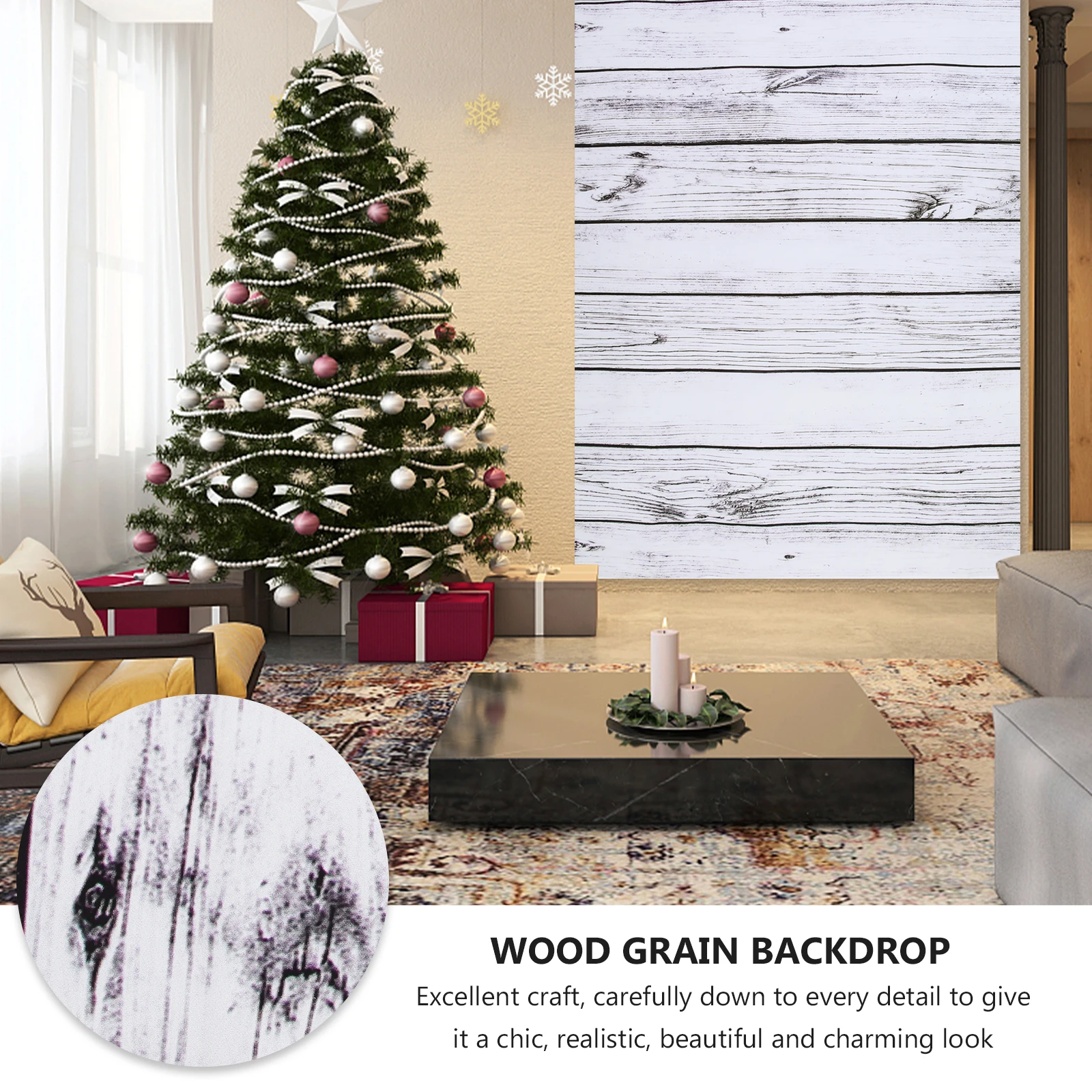 

Striped Wood Background Backdrop Cloth Hanging Tapestry Photo Booth Prop Realistic Design Photography Studio Supplies Set