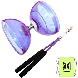 1 Set Professional Diabolo Of Triple Bearing DiaboloToy Diabolo Yoyo Chinese DiaboloToy Bearing Fitness Toy For Elderly NEW