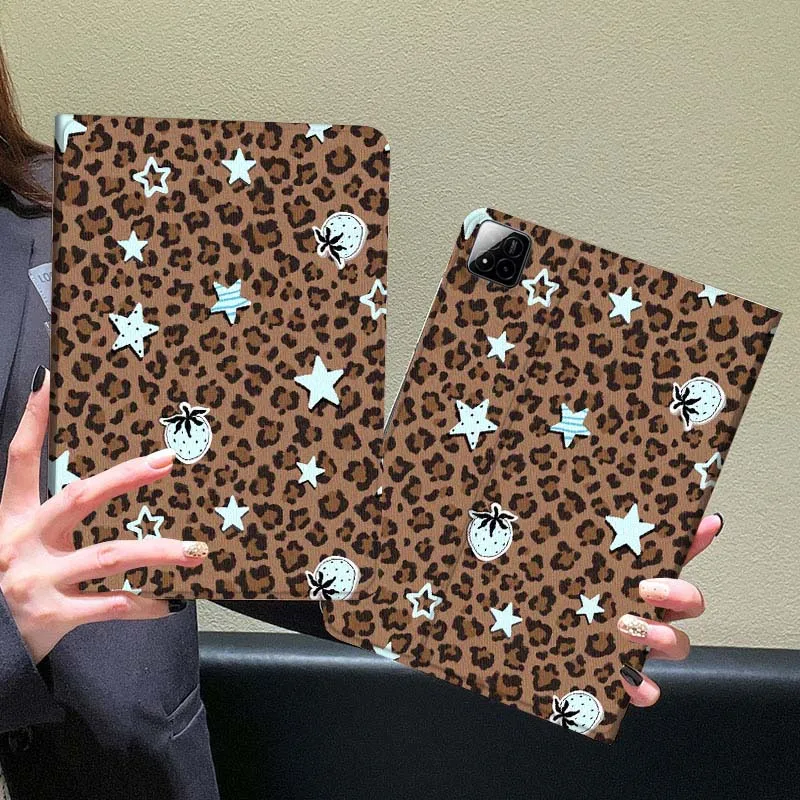 

Leopard Print Bow Pattern For Xiaomi Redmi Mi Pad 5 6 6s 7 SE Pro Max Ultra 12.4 12.5 14 inch Tablet Case