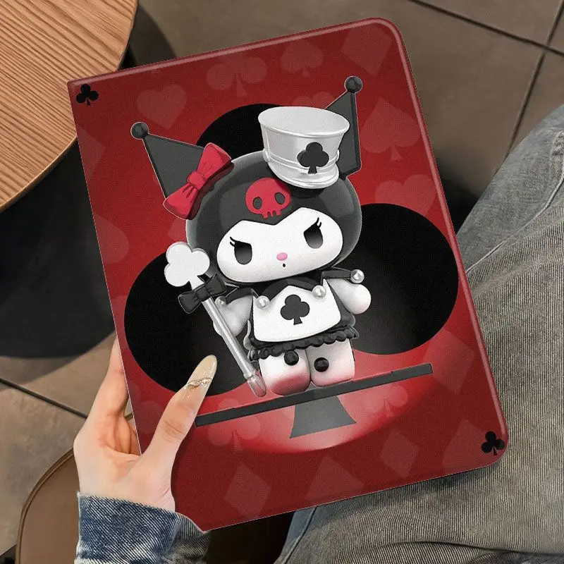 

Модный защитный чехол Kuromi с рисунком для Samsung Tab S8Plus S9 S9FE Plus S6 Lite 10,4 A7 Lite A8 S10 FE, чехол с защитой от падения, подарки