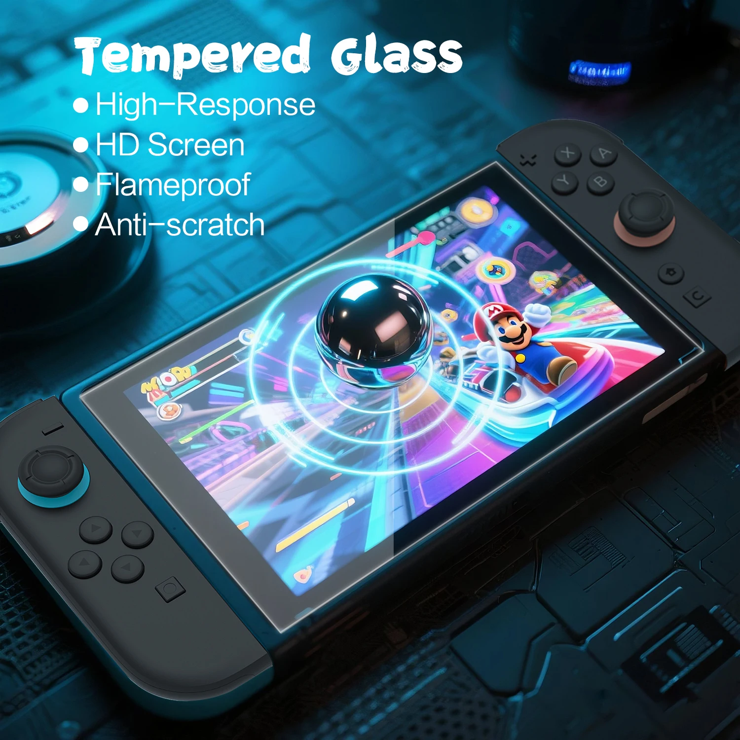 Custodia protettiva compatibile con Nintendo Switch 2 (2025), guscio rigido da trasporto, sottile e portatile, da viaggio antipolvere