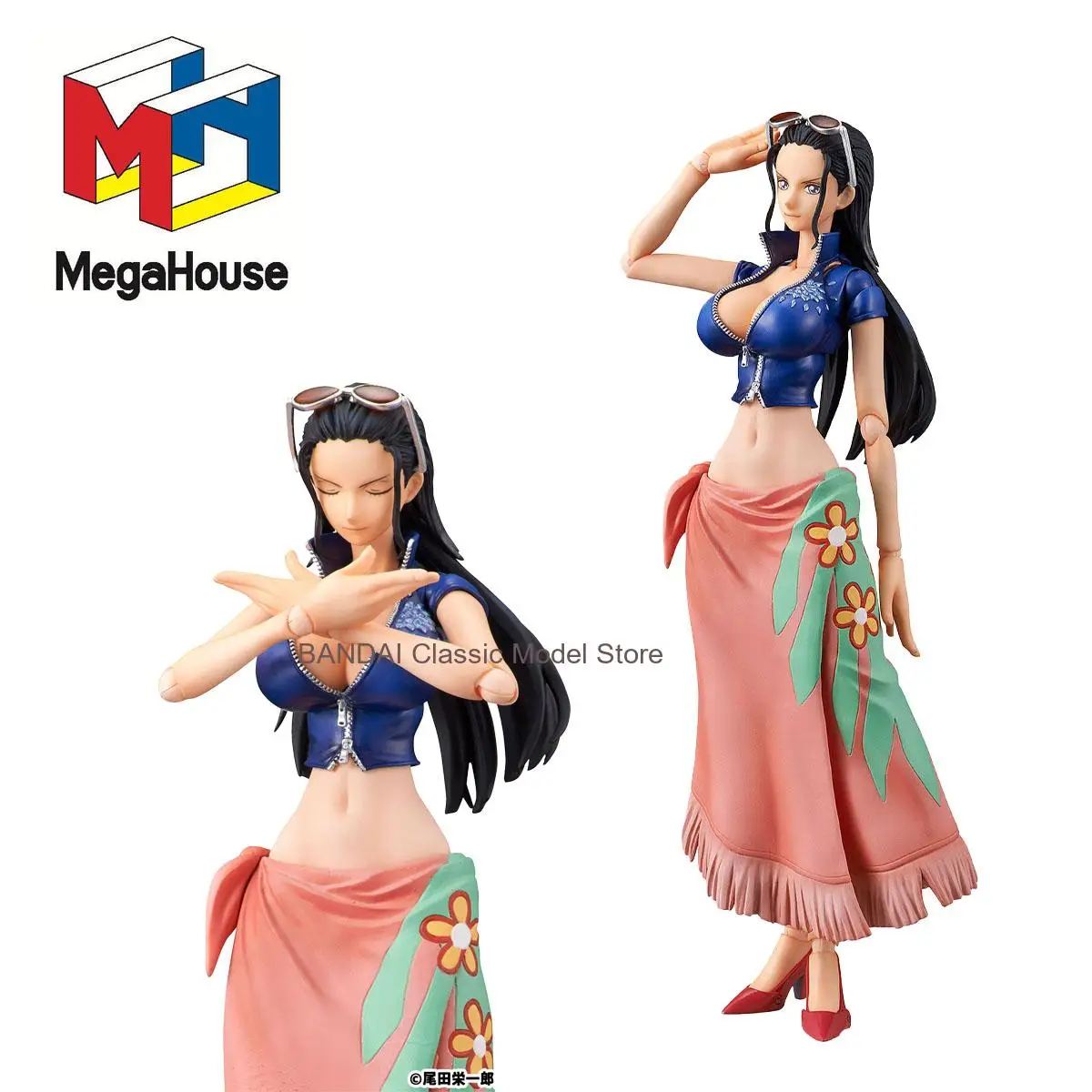 Megahouse Variable Action Heroes One Piece Nico Robin 18cm Collectible Figure - Movable Animation Character Model Toy