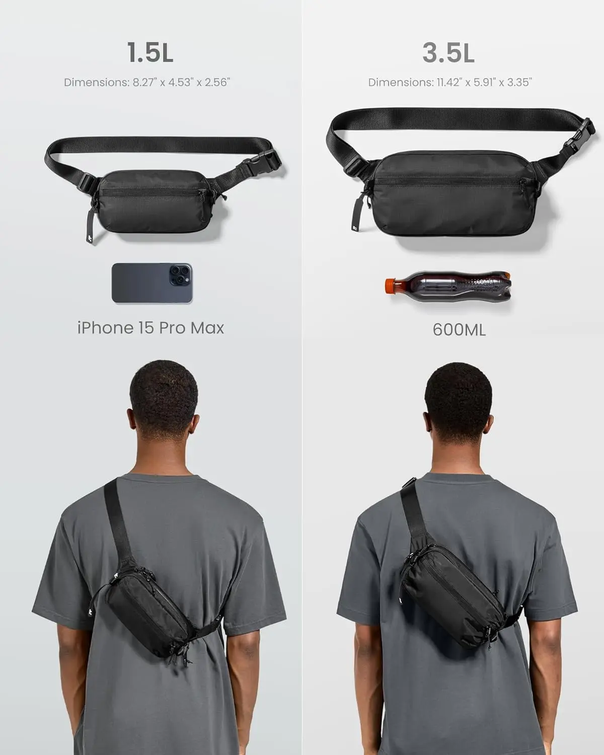 Sling Bag RFID Crossbody Sling Backpack, Travel Hiking Daypack Shoulder Chest Bag for Women Men, Casual Bag for Travel,Daily Use