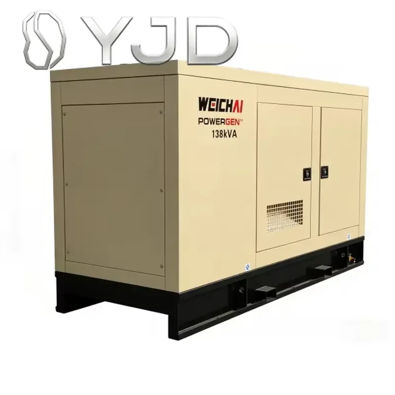 YJD 30/26/22 KW Generac Diesel Whole House Silent Type Open Frame Generator 60/50 Hz ATS 1800 RPM Remote Control 24V DC Electric