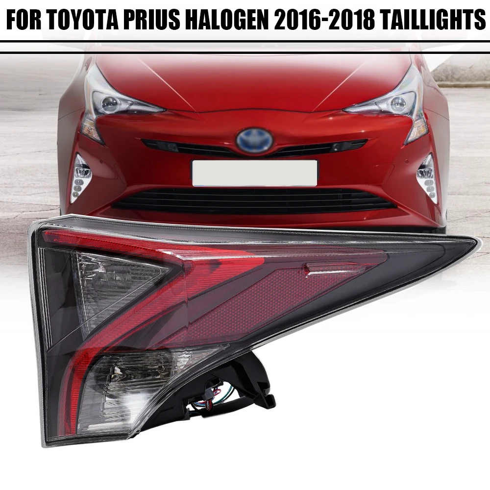 LED Rear Tail Light FOR Toyota Prius Halogen 2016 2017 2018 Car Signal Brake Lamp Bumper Warning Light
