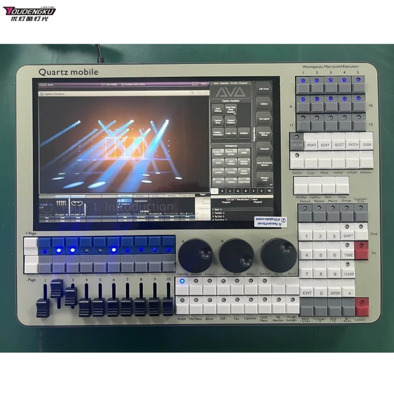1 pieceTitan V16 Quartz mobile Controller Mini DMX512 Tiger Touch Console