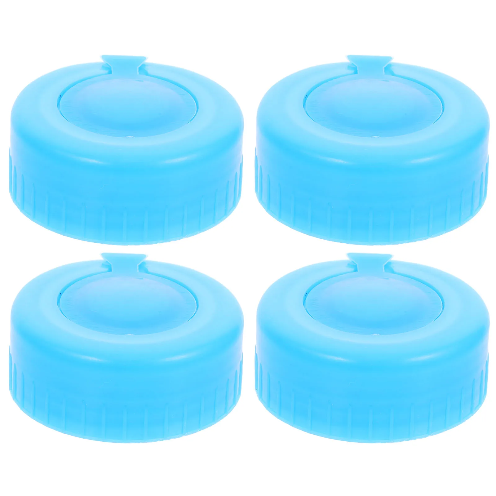 

4pcs Threaded Barrel Lid Caps Water Bucket Lids Jug Bottle Sealing Reusable PP Leak Proof Mineral Covers Replacement Sealing