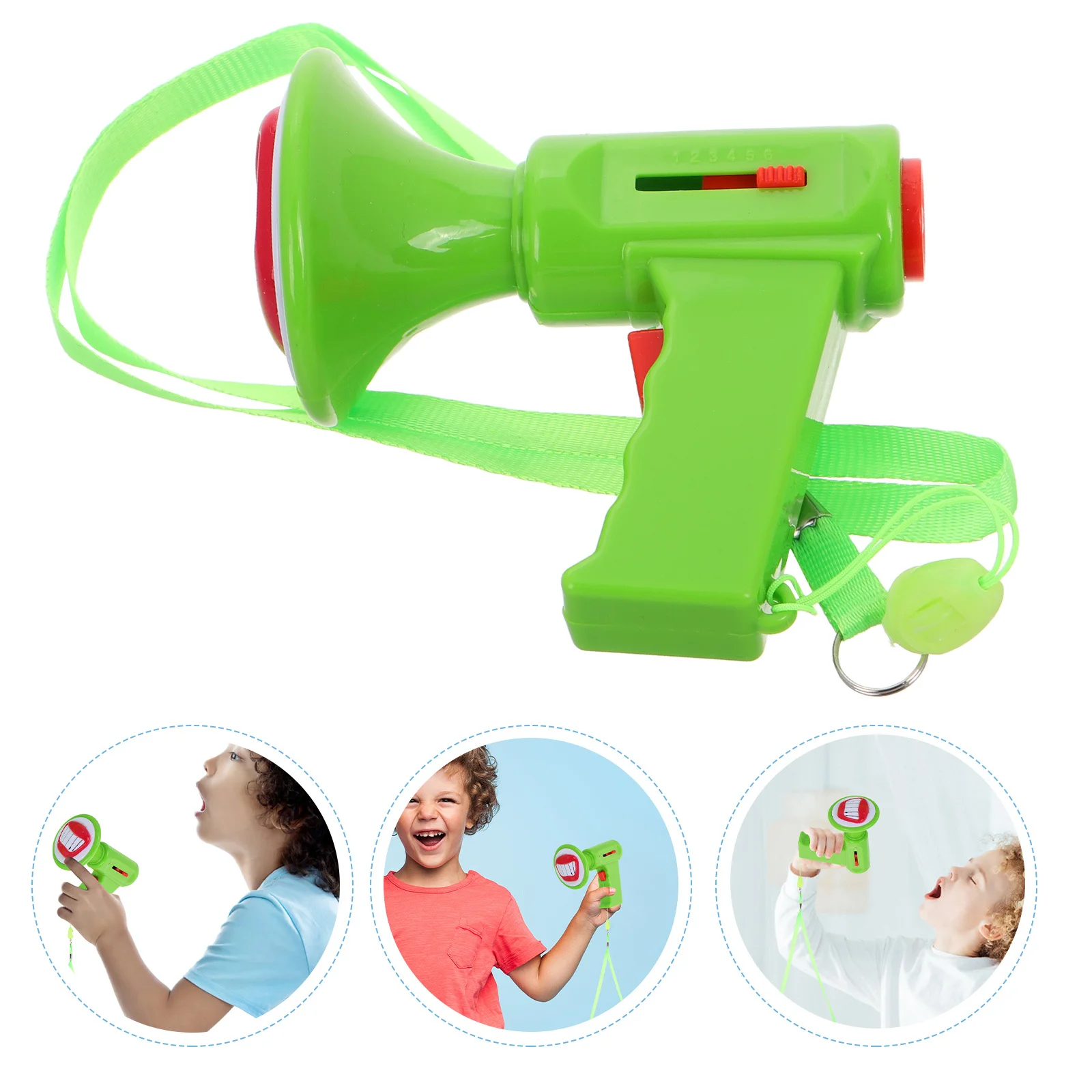 

Portable Voice Changer Speaker Mouth Shape for Party Handheld Loud Funny Voice Changing Trumpet for Stage