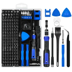 160 in 1 Precision Screwdriver Set Magnetic Professional Repair Men Hand Tool Kit with Flexible Shaft for PC iPhone Watch Camera