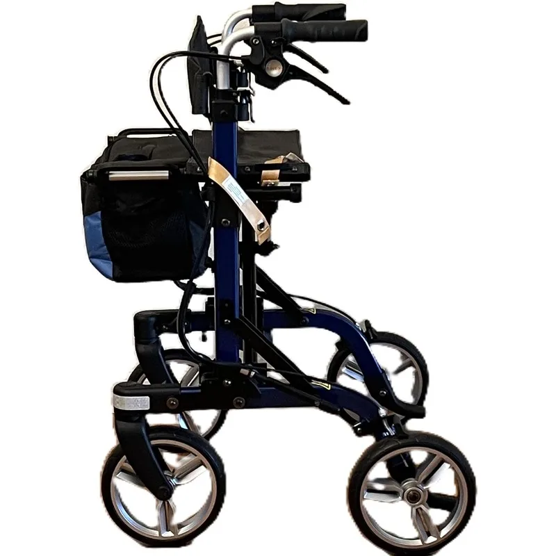 The of Rollators, Stylish & Functional Rollator Walker for Seniors with Seat, Accessory Bag, Secure Safety