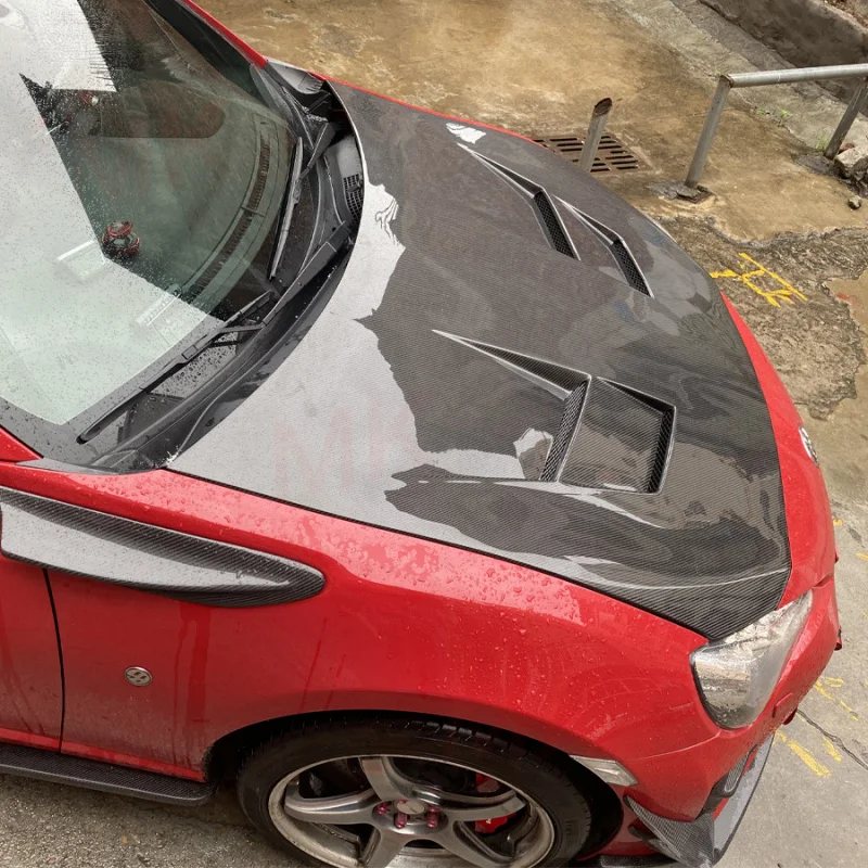 

Suitable for Toyota GT86 Subaru BRZ Carbon Fiber Modified Hood Vent Engine Hood 2013-2020