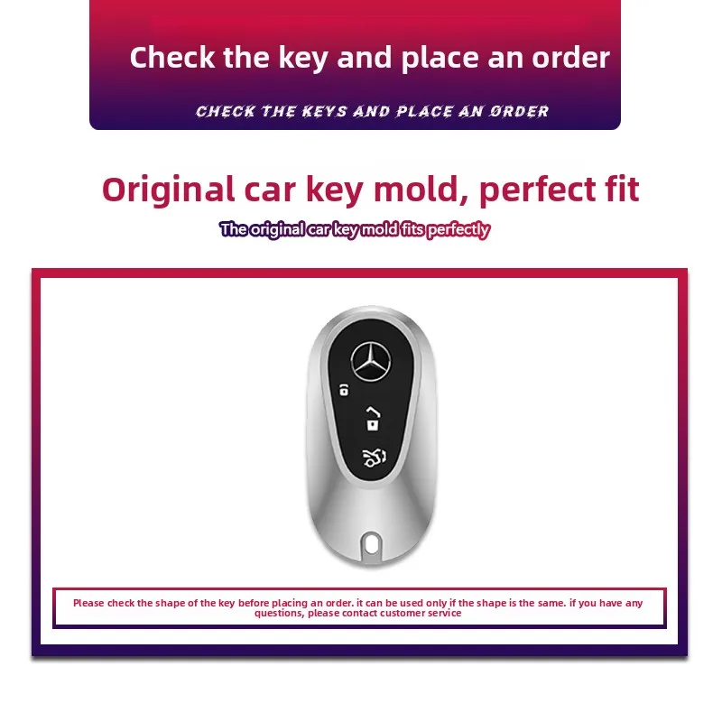 Caso chave do carro fob capa titular proteger para mercedes benz 2022 c s classe w206 w223 s350 c260 c300 s400 s450 s500