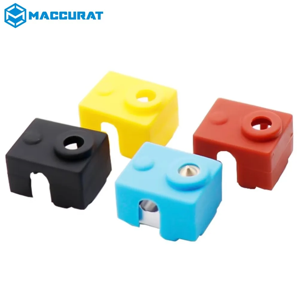 2/5/10 шт. новый защитный силиконовый чехол для носков для E3D V6 с подогревом блока, теплый чехол, детали 3D-принтера Reprap