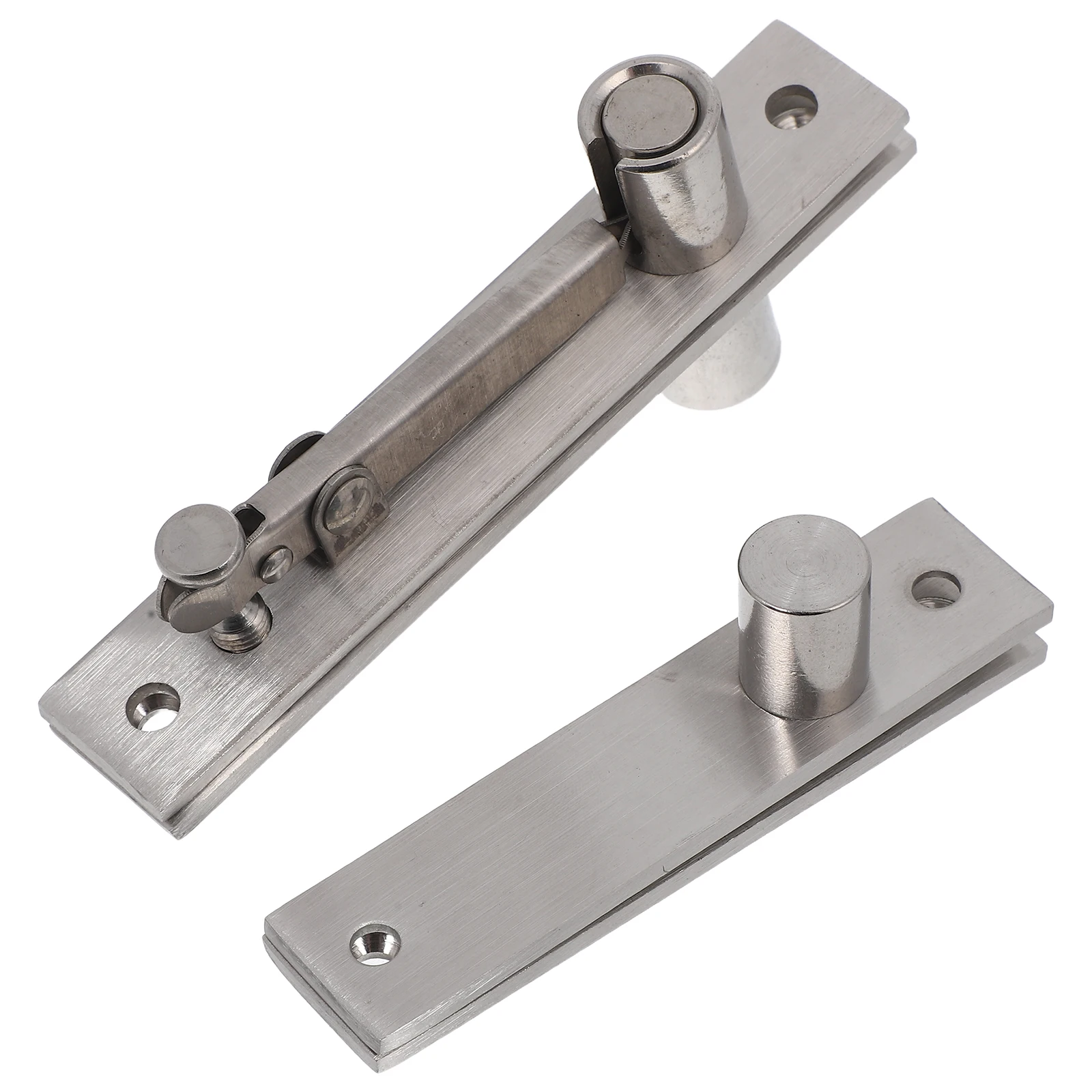 

2Pcs Double Door Hinge Stainless Steel Heavy Duty Self Closing Pivot Hinges for Wood Doors 360 Degree Silent Smooth Hardware