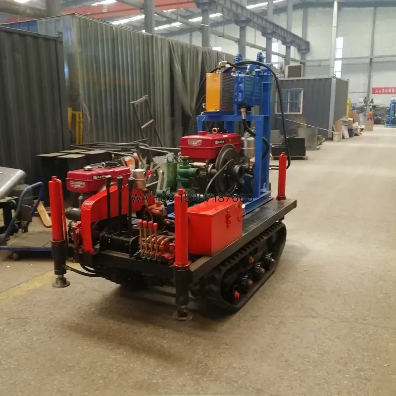 Wmwmnu for 50HP 200m Drilling Dual-Use Water Well Drilling Tracked Wheel-Mounted Professional Drilling Rig