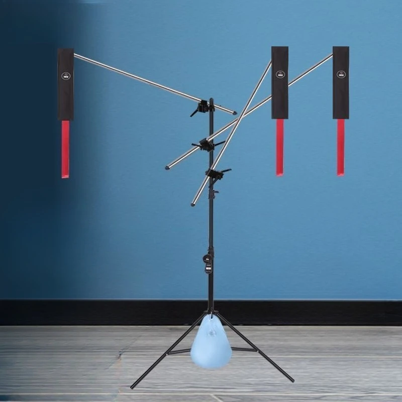 Adjustable Badminton Swing Trainer Detachable Badminton Swing Training Device Beginner Balls Trainer Portable Sports Equipment