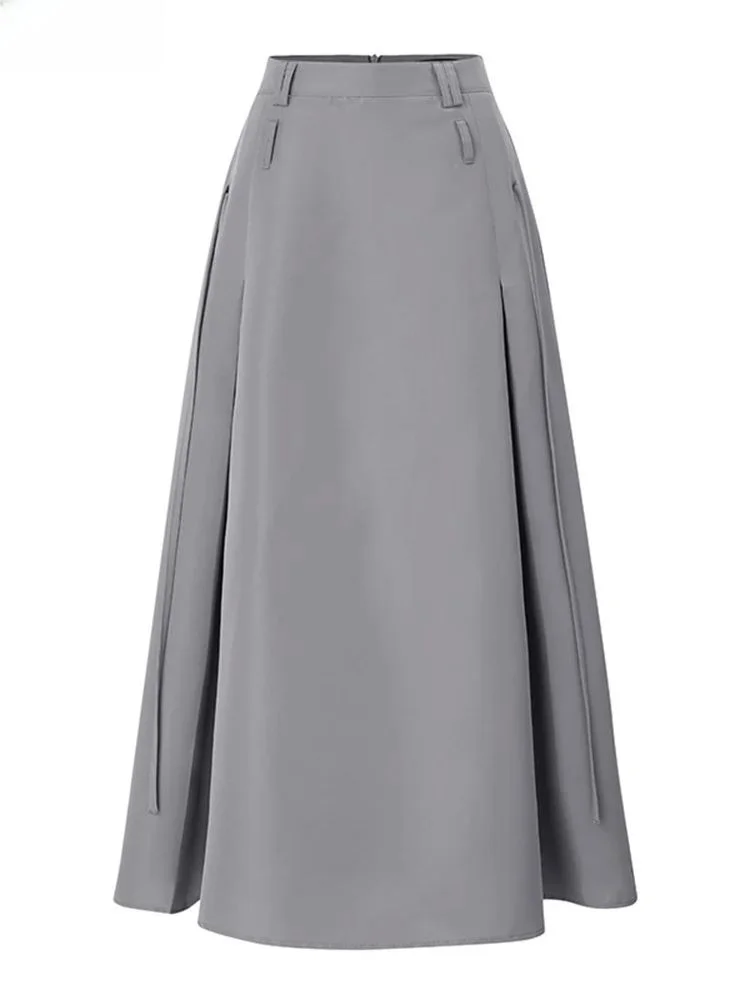 ZANZEA Holiday 2024 ربيع ألين تنانير طويلة للنساء التنانير المتدفقة التي ستحافظ على أنيقة طوال الموسم