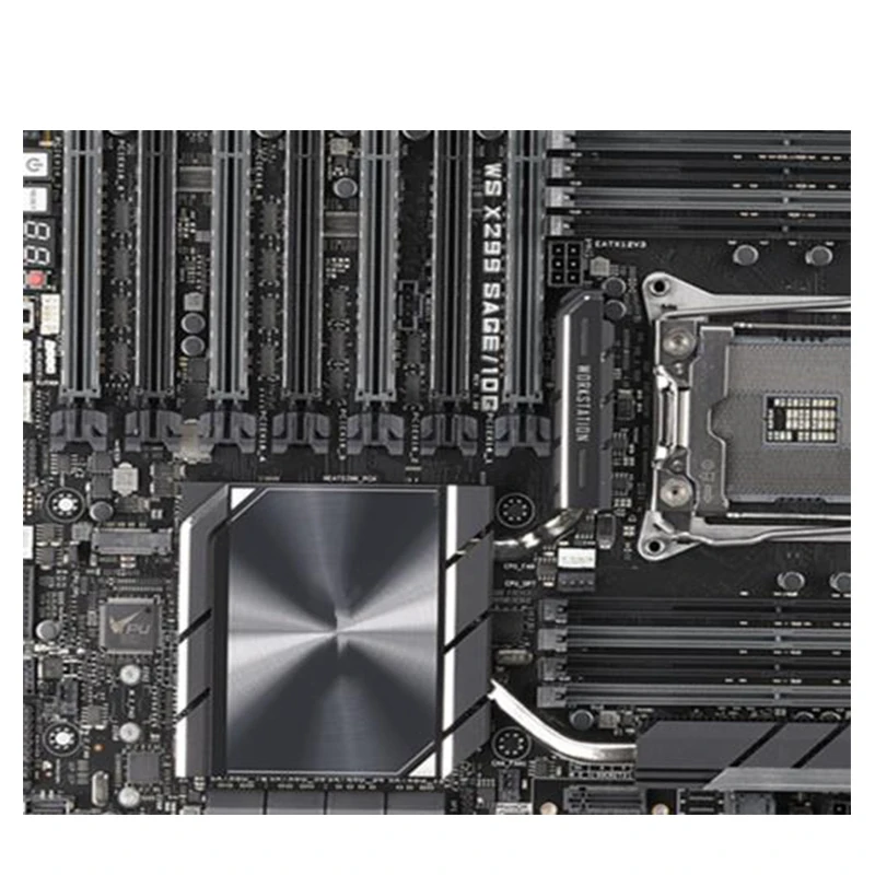 Desktop Mainboard com Overclocking, Desktop Mainboard, SATA III, USB 3.0, WS X299, 10G, LGA 2066, DDR4, ATX, Intel X299