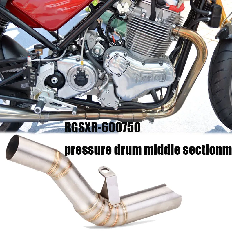 

51mm Caliber Universal for Suzuki GSXR1000 Stainless Steel Middle Section Elbow Modification 2005-2006 Connecting Pipe