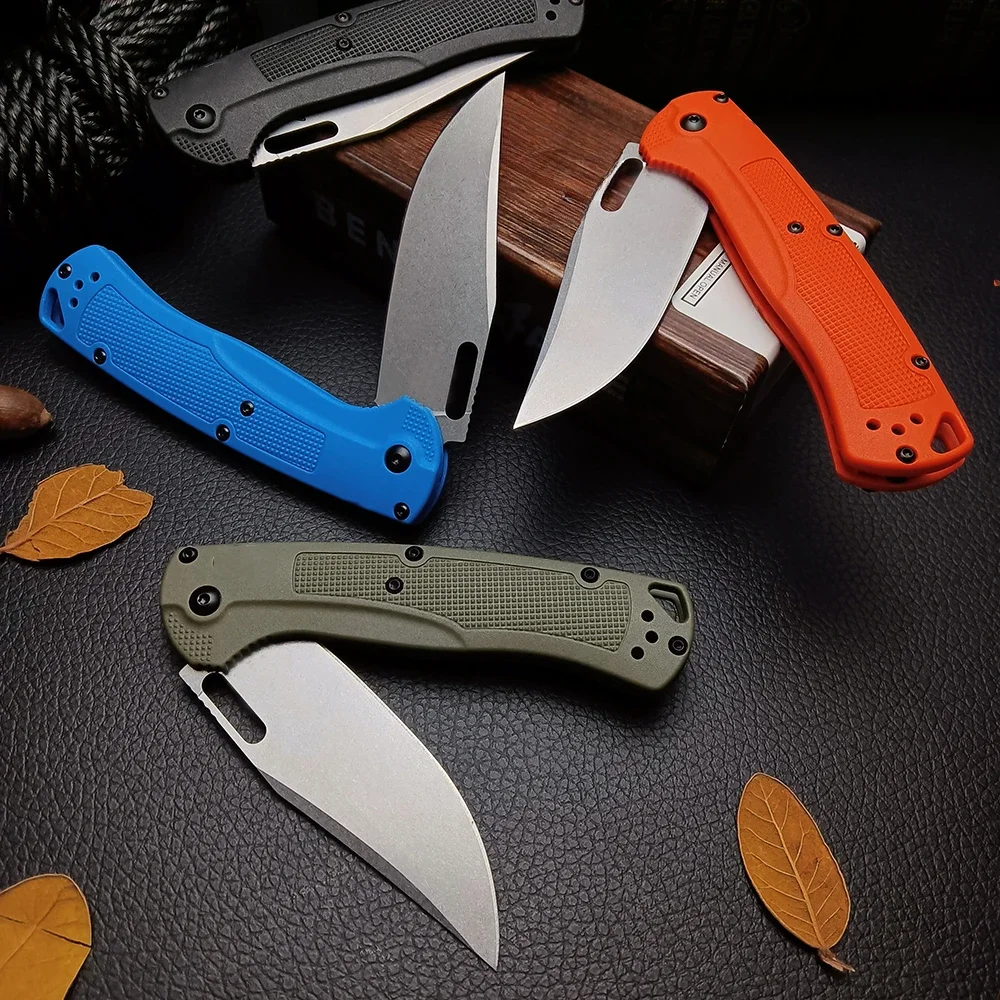 15535 Outdoor Pocket Knife Nylon Fiber Handle Camping Hunting Jackknife CPM-154 Blade Everyday Carry Folding Knife Survival Tool