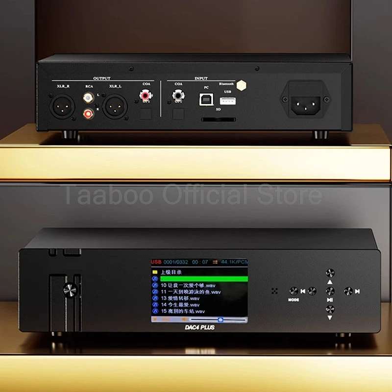 

HiFi Digital Player 5.4 Bluetooth 4x ES9039Q2M DAC Audio Receiver XMOS316 LDAC USB HDD Playback DSD512 For Home Audio System