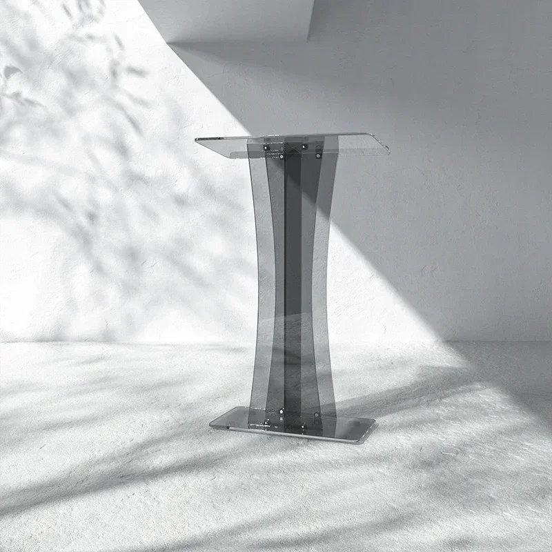Acrylic information desk Conference host desk Lecture desk