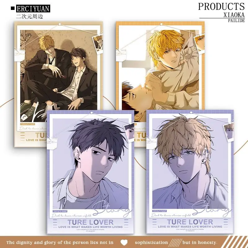 cartoes-de-visita-de-yang-ilwoo-e-de-mim-yang-ilwoo-jang-baek-hee-quadrinhos-coreanos-impressao-artesanal-fichario-armazenamento-de-paginas-internas-presentes