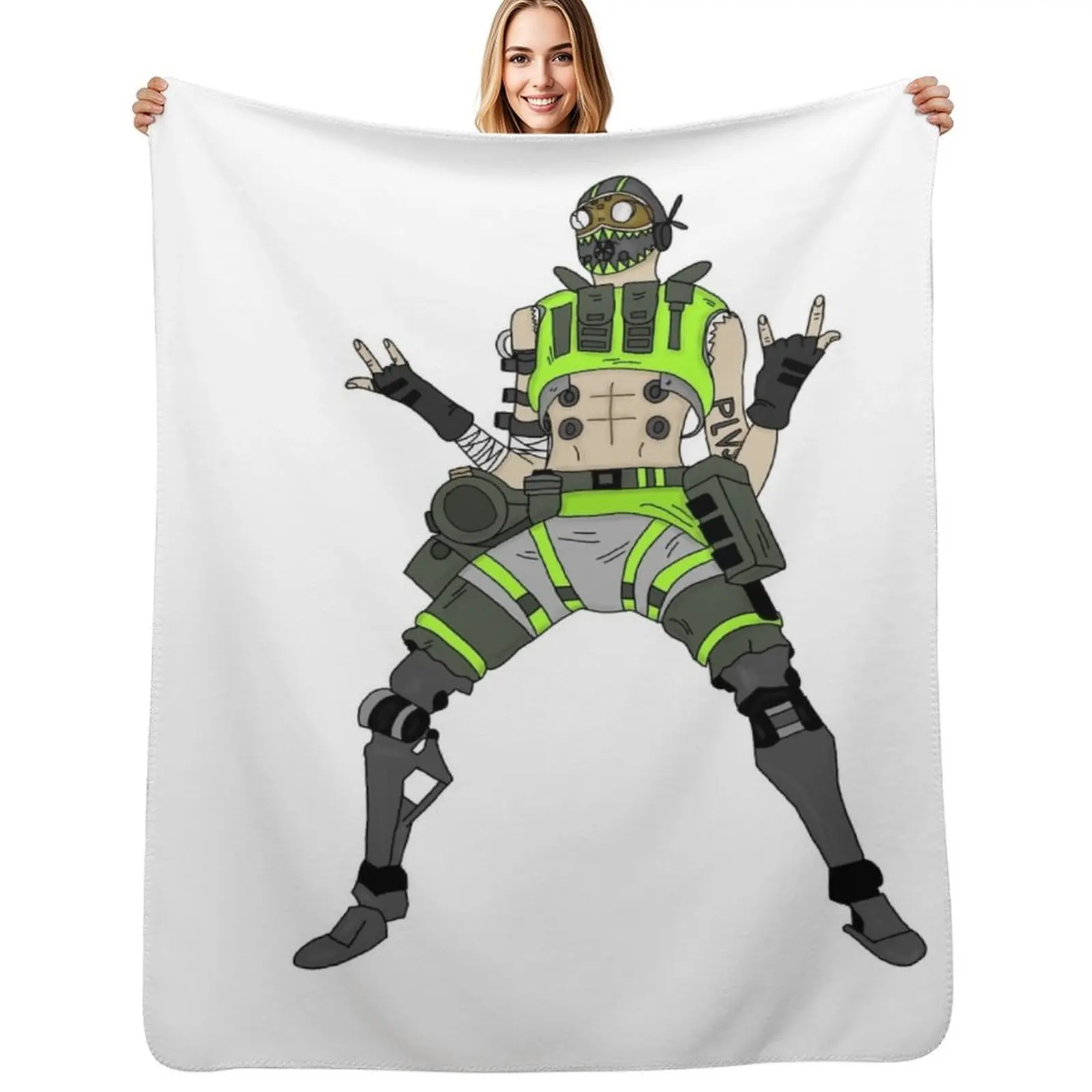 Apex Legends Octane Throw Blanket Blankets For Sofas Baby bed plaid Custom Moving heavy to sleep Blankets