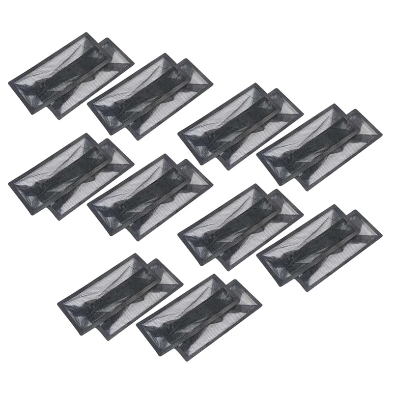 

ABGE-20Pcs Напольная крышка 4X10 дюймов Напольные вентиляционные отверстия Вытяжки Вентиляционное отверстие Сетчатые напольные вентиляционные фильтры Вентиляционная сетка для экрана Прочная сетка-ловушка