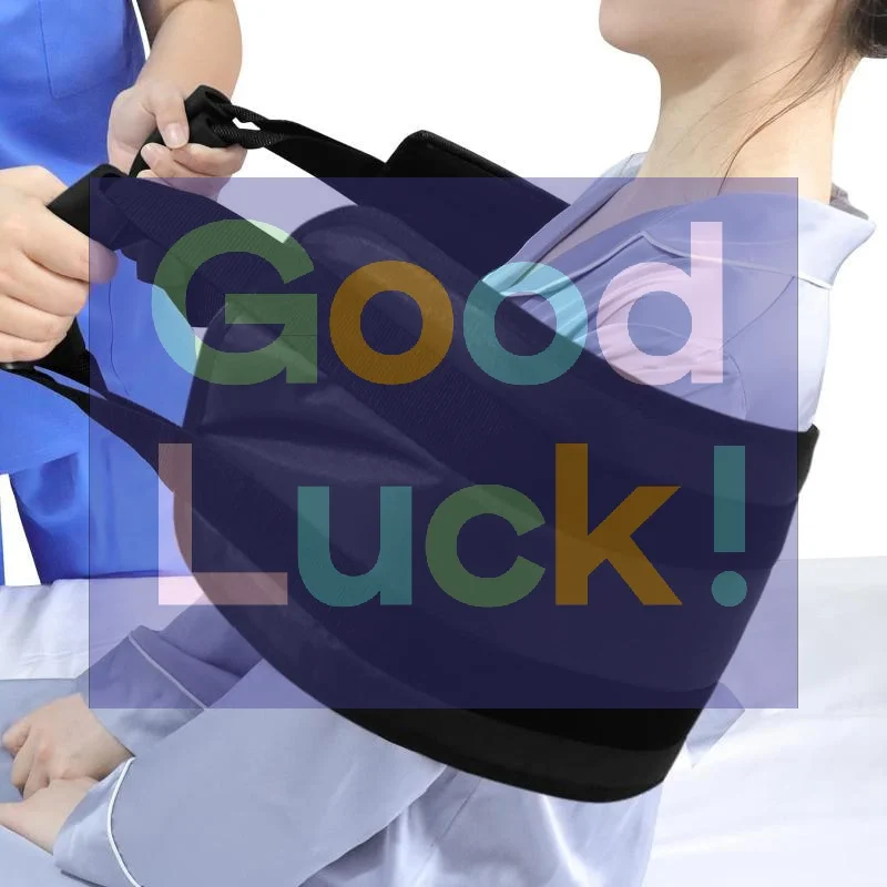 【WA】Heavy Duty Patient Transfer Lift Sling Non Slip Padding Reinforced Handles For Elderly Disabled Home Hospital Care
