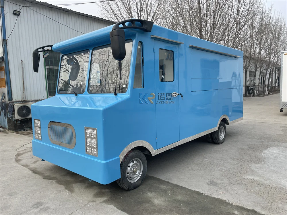 

Custom Electric Food Truck Mobile Kitchen Fully Equipped Concession Catering Trailer Snack Ice Cream Cart Food Trailer