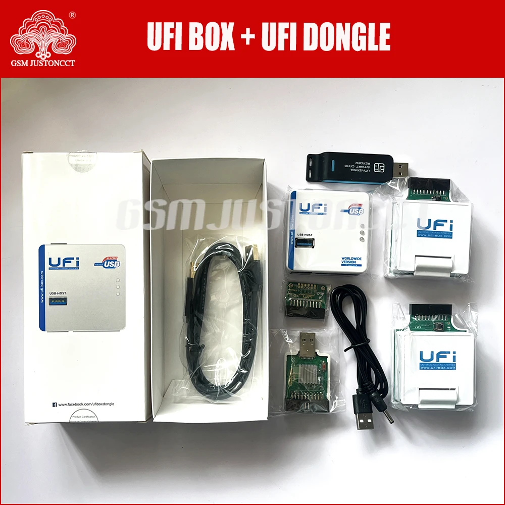 Nueva Versión 2026 UFI BOX + UFI Dongle, Programador EMMC Completo, Esencial para Talleres de Reparación Móvil