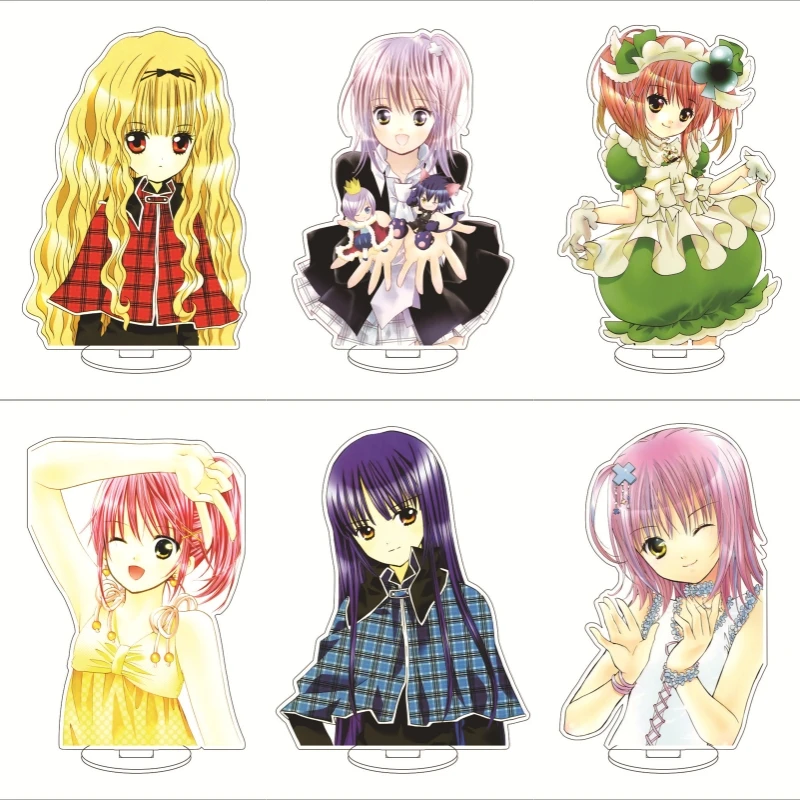 Аниме Shugo Chara акриловая подставка Hinamori Amu фигурка украшение стола Tsukiyomi Ikuto коллекция Yaya кукла подарки для фанатов 15 см