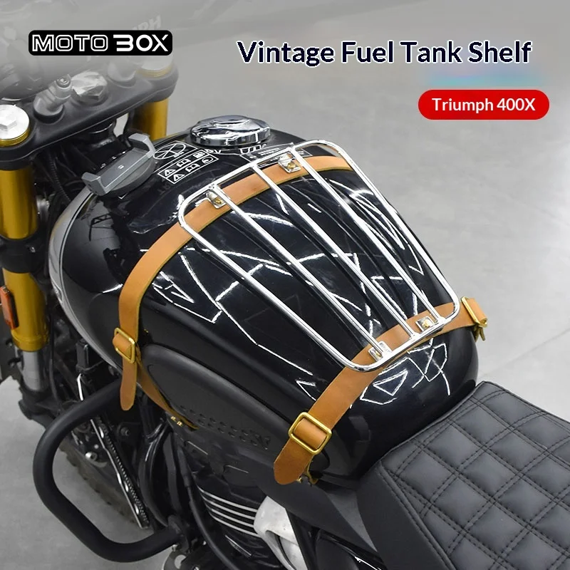 【Premium】For Triumph Speed400/Scrambler400X Customized Vintage Fuel Tank Covers, Rack Brackets, and Other Accessories