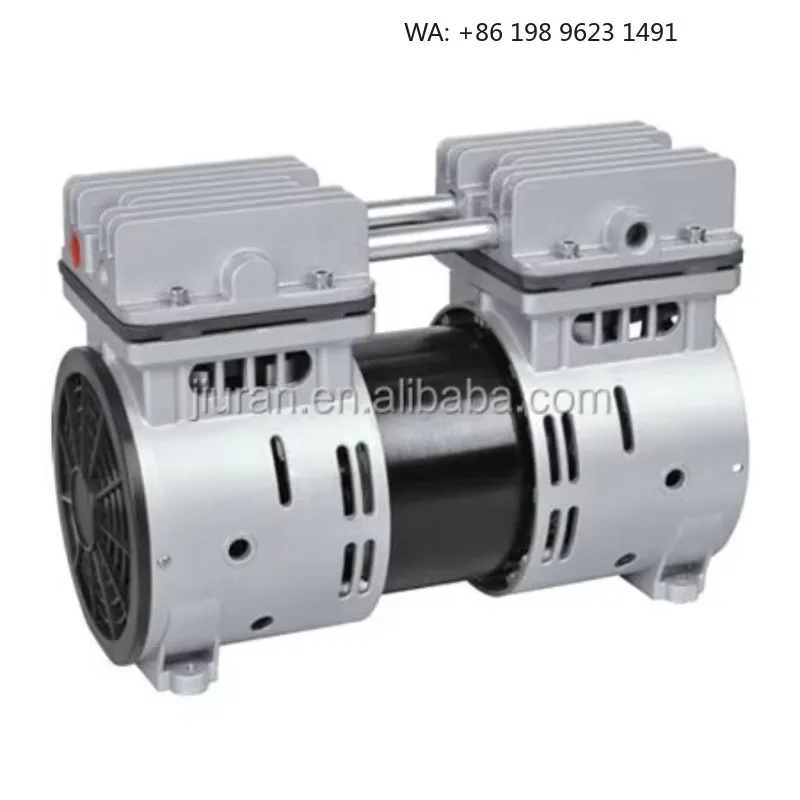 Durable 0.75HP Oilless Air Compressor Pump Oil-free Rocking Piston Suction Device for Industrial Vacuum Operation