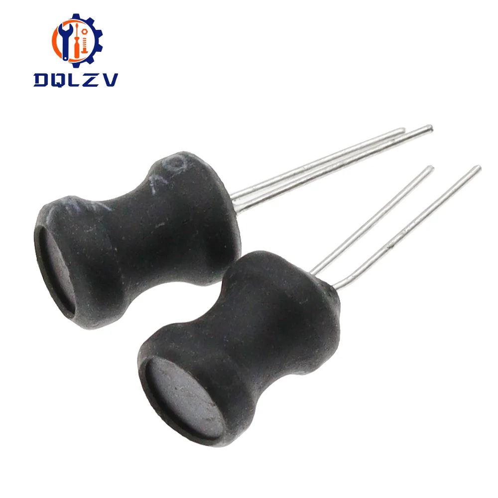 DIP Power Inductor 8*10mm 2.2UH 4.7UH 10uH 22uH 100uH 150uh 220uH 330uH 470uH 1MH 2.2MH 4.7MH 10MH Inductance 8X10MM 2 Pins