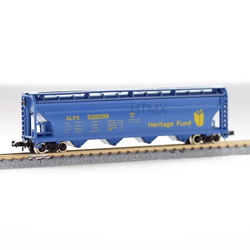 Diecast N 1: 160 Scale MP 55-foot ALPX Freight Funnel Truck Train Alloy Model Sand Table Display Toy Collection Gift Souvenir