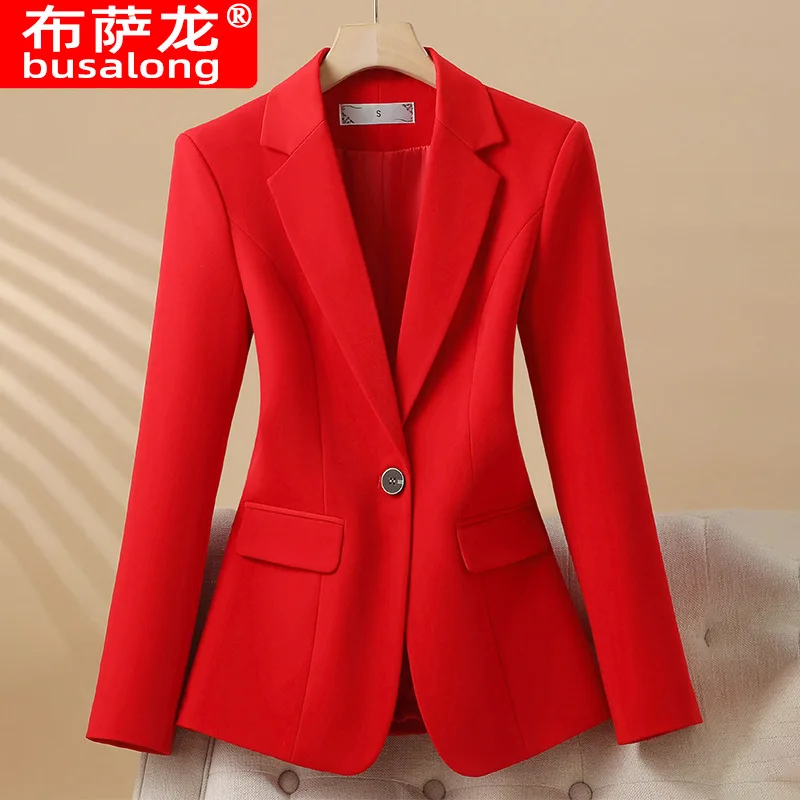 

Новый стильный модный костюм, повседневный женский профессиональный пиджак с длинными рукавами, официальная куртка, рабочая одежда8885