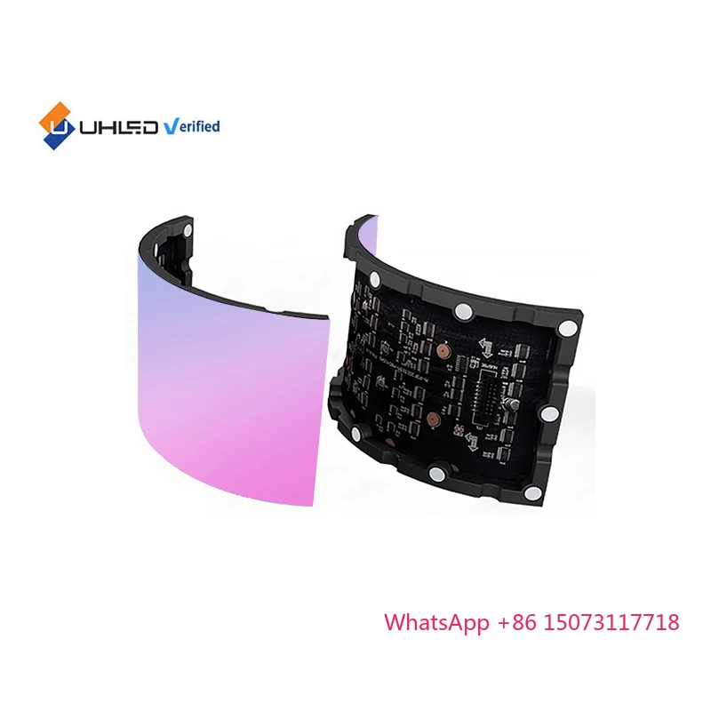 

UHLED Factory Produces 320 * 160 P4mm Series Soft Module LED Display Screen Modules for Irregular Customization