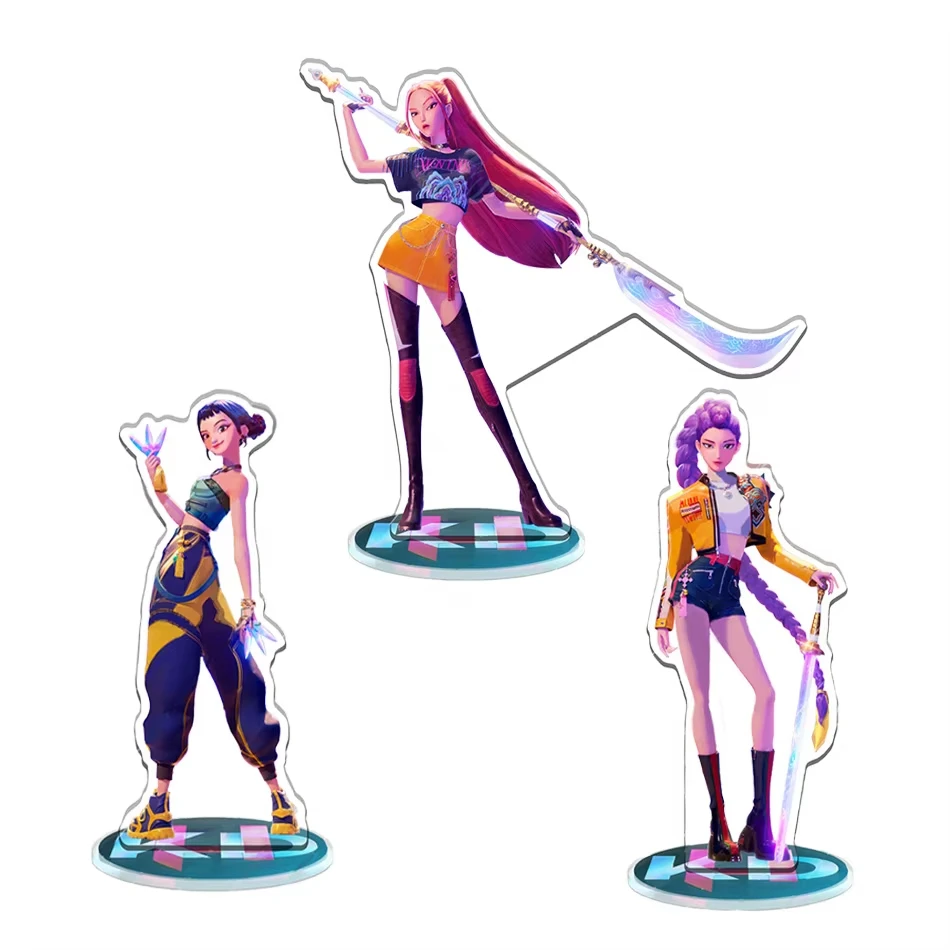 K-Pop Demon Hunters Character Stand Model Group Hunters Rumi Ejia Audrey Figure Acrylic Display Stand Anime Decor Girl Gift