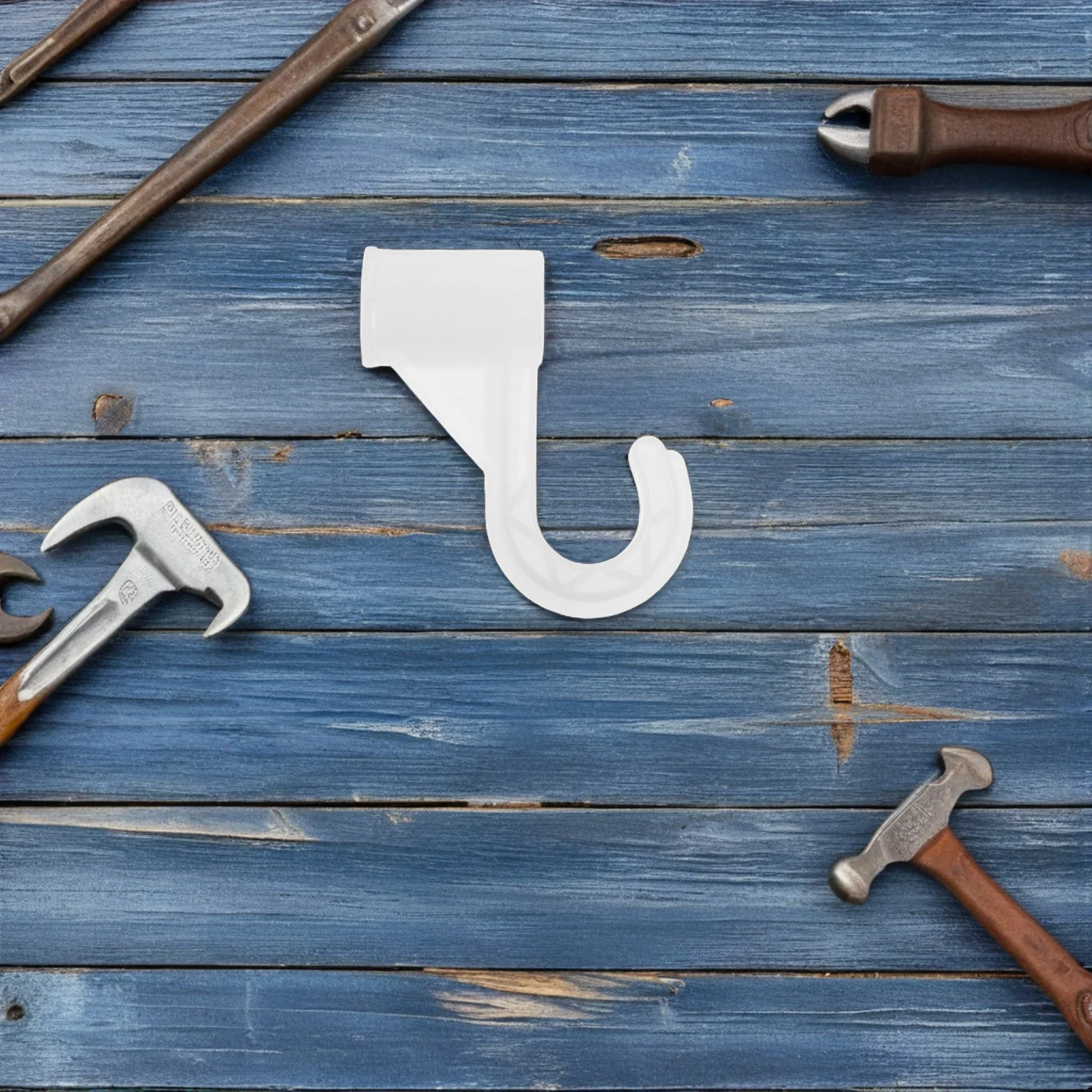 

10Pcs Closet Rod Brackets Plastic Heavy Duty Rod Holders White 19mm Diameter Wardrobe Rail End Supports for Dorm Closet