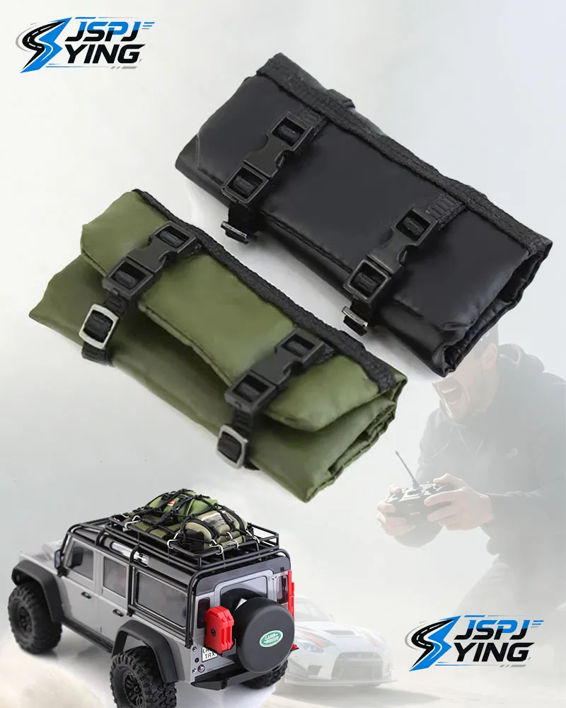 Simulated Travel Luggage Bag Garnish Scale Decor for 1/18 RC Crawler SCX24 TRX4‑M Defender D90 Bronco